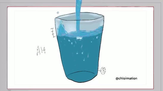 2D water fx animation